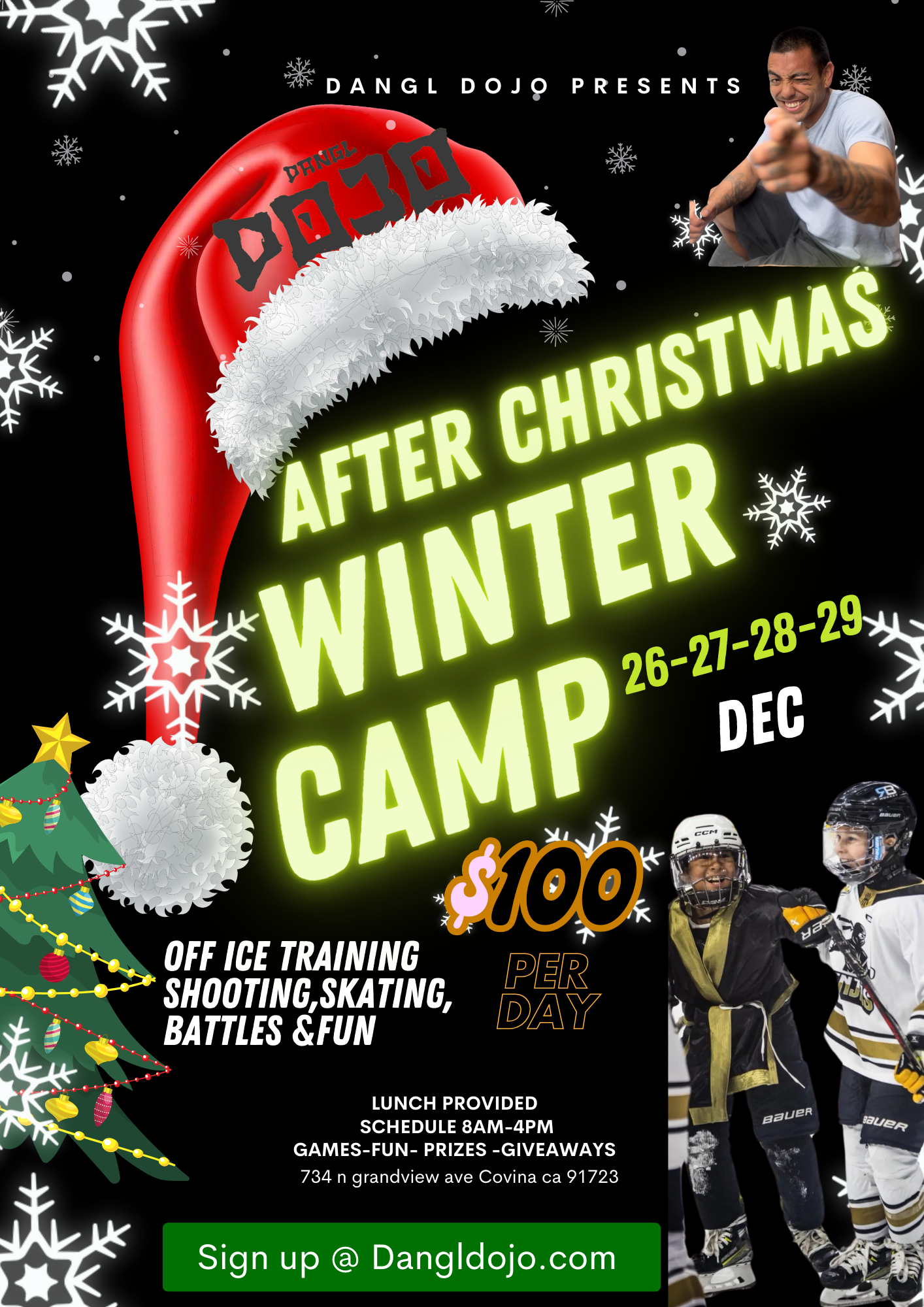 Winter break Hockey Camp